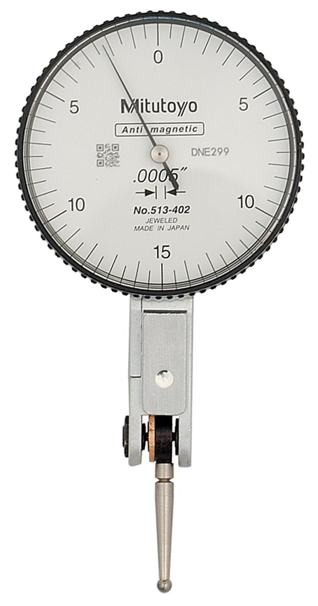 Mitutoyo 513-402, .0005" X .030" Horizontal Test Indicator, 0-15-0