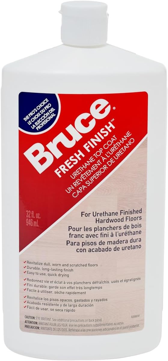 Bruce W165 Fresh Finish Flooring Polish, Clear, 32 Fl Oz