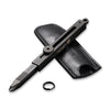 CIVIVI Precision Tweezers for Splinters, Retractable Tweezers with Leather Sheath for Men EDC Easy Keychain Carry, Tac-N-Tweeze Tweezers Designed By Bob Terzuola C19062B-A