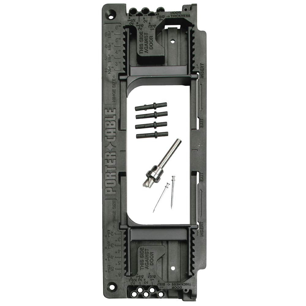 PORTER-CABLE 59370 Door Hinge Template, Silver