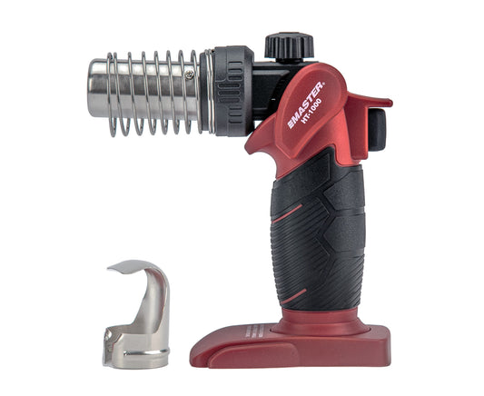 Master Appliance HT-1000 Cordless Butane Heat Gun with Shrink Reflector - Refillable, Portable Hot Air Tool for Heat Shrink Tubing, Electrical and Automotive Repairs