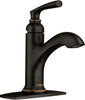 Moen Hilliard 1+3 Hole 1 Lever Handle Mediterranean Bronze Lavatory Faucet
