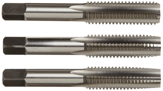 Alfa Tools CSHTS70532 1/4-20 Carbon Steel Hand Tap Set Taper/Plug/Bottom