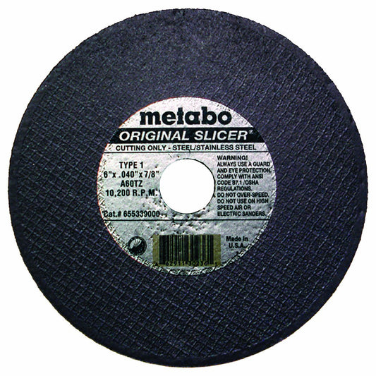 6 Inch x .040 Metabo Abrasive Cutoff Wheel - 10 Pack