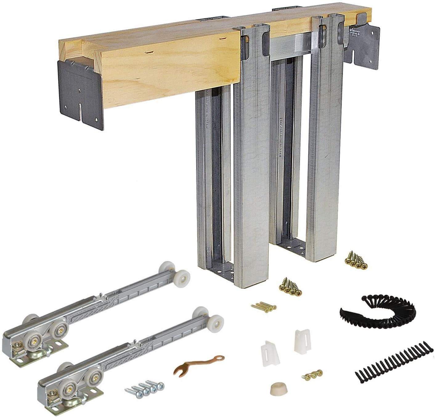 Johnson Hardware Commercial Grade 1500SC Series Soft-Close Pocket Door Frame 153070SC (36"x84")