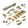 Johnson Hardware 100FD Commercial Grade Bi-Fold Door Hardware (72" - 4 Door System)
