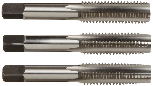 Alfa Tools CSMTS70820 9mm - 0.75mm Carbon Steel Metric Hand Tap Set,