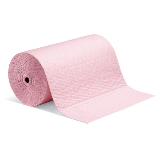 Pig Hazmat Mat Roll | 40-Gal Absorbency | Heavyweight | Absorbs Hazardous Chemicals | 150' x 30" | MAT309