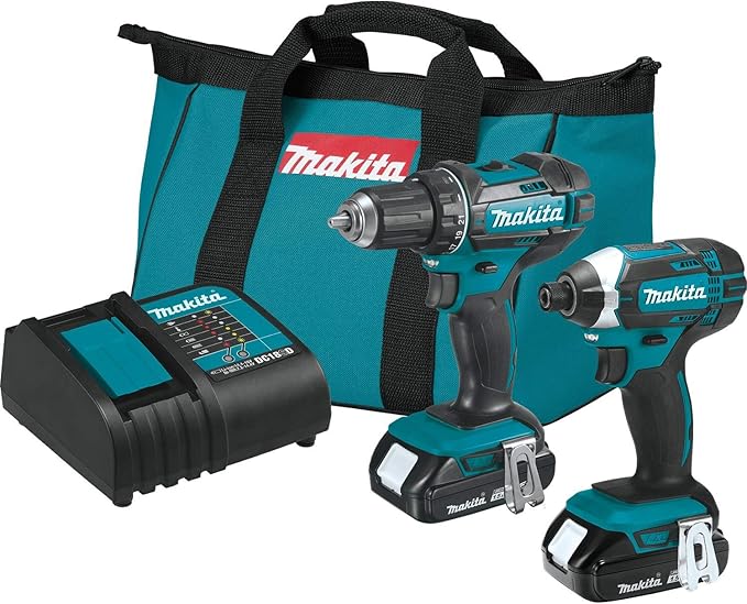 Makita CT225SYX 18V LXT  Lithium-Ion Compact Cordless 2-Pc. Combo Kit 1.5Ah