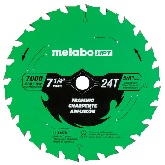 7 1/4" FRAMING BLADE-24 TOOTH