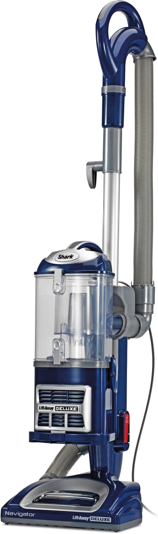 Shark Upright Vacuum, Navigator Lift-Away Deluxe with Large Dust Cup Capacity, HEPA Filter, Swivel Steering, Upholstery Tool & Crevice Tool, Blue, NV360