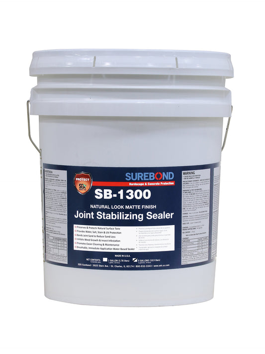 SEK Surebond SB-1300 P Natural Look Matte Finish JSS, Water-Based Acrylic Co-Polymer, COLORLESS