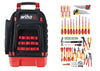 Wiha 91872 59 Piece Master Electrician's Insulated Tool Kit in Heavy Duty Backpack
