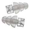 Etymotic Research ER20XS High-Fidelity Earplugs (Concerts, Musicians, Airplanes, Motorcycles, Sensitivity and Universal Hearing Protection) - Large, Clear Stem