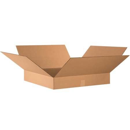 Shipping Boxes Flat 24"L x 24"W x 4"H (10-Pack) Corrugated Cardboard Box for Packing, Moving and Storage