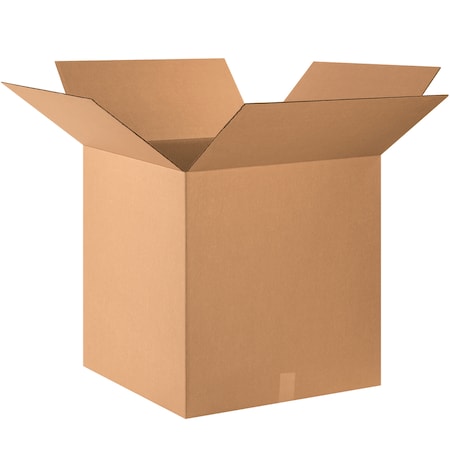 Corrugated Cardboard Shipping and Mailing Boxes, 24" L x 24" W x 24" H, Brown/Kraft, Easy-to-Assemble, Great for Small Businesses (Pack of 10)