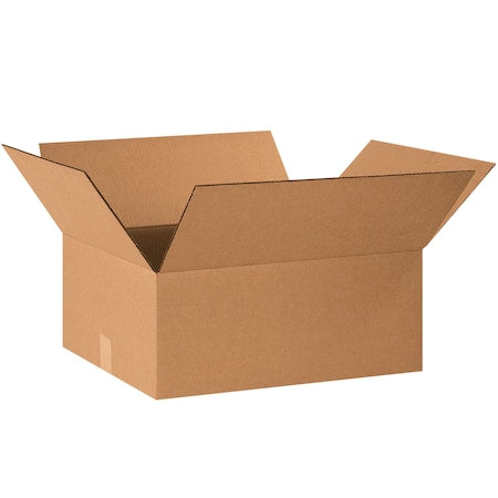 20168 Corrugated Cardboard Box 20" L x 16" W x 8" H, Kraft, For Shipping, Packing and Moving (Pack of 25)