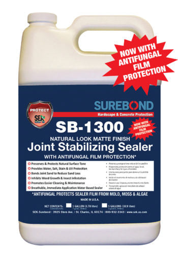SB-1300 Natural Look Matte Finish
Joint Stabilizing Sealer
