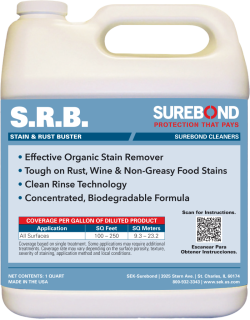 S.R.B.
Stain & Rust Buster
