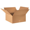 Corrugated Cardboard Shipping and Mailing Boxes, 15" L x 15" W x 7" H, Brown/Kraft, Easy-to-Assemble, Great for Small Businesses (Pack of 25)