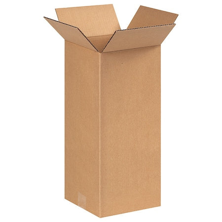 8818SK Tall Corrugated Boxes, 8" L x 8" W x 18" H, Kraft (Pack of 500)