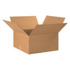 18189R Corrugated Cardboard Box 18 1/2" L x 18 1/2" W x 9" H, Kraft, For Shipping, Packing and Moving (Pack of 20)