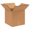Recyclable Corrugated Cardboard Heavy-Duty Double Wall Boxes, 12" L x 12" W x 12" H, Brown/Kraft, Eco-Friendly Packaging and Shipping Solution (Pack of 15)