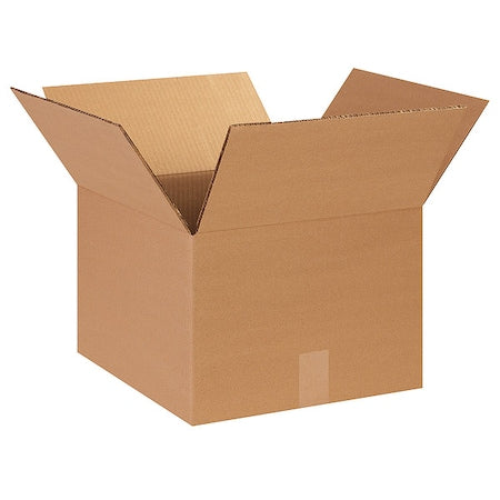 Corrugated Cardboard Heavy-Duty Double Wall Shipping and Mailing Boxes, 14" L x 14" W x 10" H, Brown/Kraft, Easy-to-Assemble, Great for Small Businesses (Pack of 15)