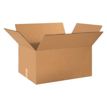 Corrugated Cardboard Heavy-Duty Double Wall Shipping and Mailing Boxes, 24" L x 18" W x 12" H, Brown/Kraft, Easy-to-Assemble, Great for Small Businesses (Pack of 10)