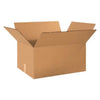 Corrugated Cardboard Heavy-Duty Double Wall Shipping and Mailing Boxes, 24" L x 18" W x 12" H, Brown/Kraft, Easy-to-Assemble, Great for Small Businesses (Pack of 10)