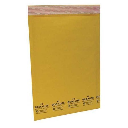 Kraft Bubble Mailers #2, 8 1/2" x 12", Self-Seal, Padded Envelopes for Packing, Mailing and Shipping, Case of 100