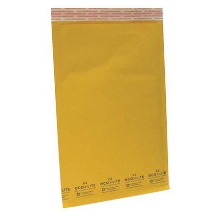 Kraft Bubble Mailers #3, 8 1/2" x 14 1/2", Self-Seal, Padded Envelopes for Packing, Mailing and Shipping, Case of 100