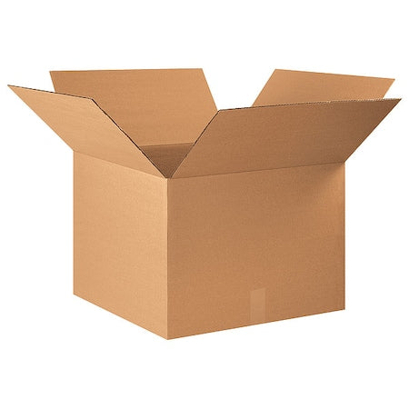 Corrugated Cardboard Shipping and Mailing Boxes, 22" L x 22" W x 16" H, Brown/Kraft, Easy-to-Assemble, Great for Small Businesses (Pack of 10)