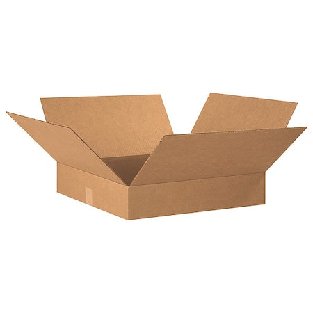 Shipping Boxes Flat 20"L x 20"W x 4"H, 10-Pack | Corrugated Cardboard Box for Packing, Moving and Storage