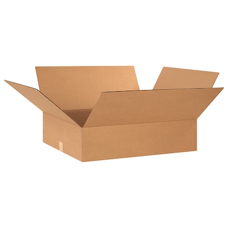 Corrugated Cardboard Shipping and Mailing Boxes, 24" L x 20" W x 6" H, Brown/Kraft, Easy-to-Assemble, Great for Small Businesses (Pack of 10)