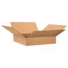 28286 Flat Corrugated Cardboard Box 28" L x 28" W x 6" H, Kraft, for Shipping, Packing and Moving (Pack of 10)