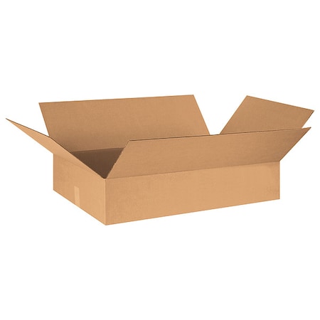 30206 Flat Corrugated Cardboard Box 30" L x 20" W x 6" H, Kraft, for Shipping, Packing and Moving (Pack of 15)