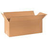 301212 Long Corrugated Cardboard Box 30" L x 12" W x 12" H, Kraft, for Shipping, Packing and Moving (Pack of 15)