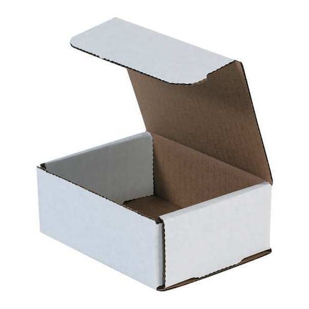 White Corrugated Cardboard Mailing Boxes, 5" x 4" x 2" (Pack of 50) Crush-Proof Mailers, Small Cardboard Boxes for Shipping, Packing, Moving, and Storage