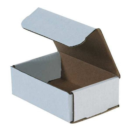 White Corrugated Cardboard Mailing Boxes, 6 x 5 x 2 Inches, Pack of 50, Crush-Proof, for Shipping, Mailing and Storing