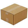 Corrugated Cardboard Storage Boxes, 14" L x 10" W x 6" H, Brown/Kraft, Pack of 25, Foldable, Ships and Stores Flat