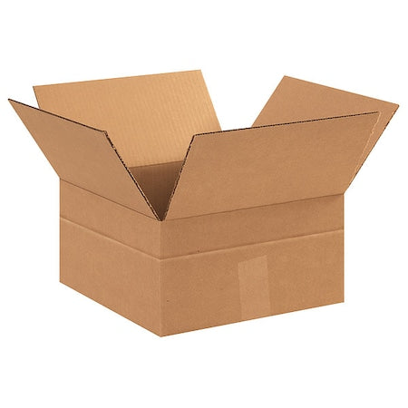 Shipping Boxes Multi-Depth 12"L x 12"W x 6"H, 25-Pack | Corrugated Cardboard Box for Packing, Moving and Storage