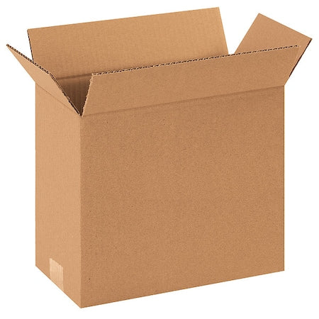 1268100PK Corrugated Boxes, 12" L x 6" W x 8" H, Kraft (Pack of 100)