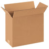 1268100PK Corrugated Boxes, 12" L x 6" W x 8" H, Kraft (Pack of 100)