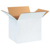 Corrugated Cardboard Shipping and Mailing Boxes, 12" L x 8" W x 8" H, White, Easy-to-Assemble, Great for Small Businesses (Pack of 25)