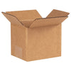 544 Corrugated Cardboard Box 5" L x 4" W x 4" H, Kraft, for Shipping, Packing and Moving (Pack of 25)