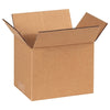 Recyclable Corrugated Cardboard Boxes, 7" L x 5" W x 5" H, Brown/Kraft, Eco-Friendly Packaging and Shipping Solution (Pack of 25)