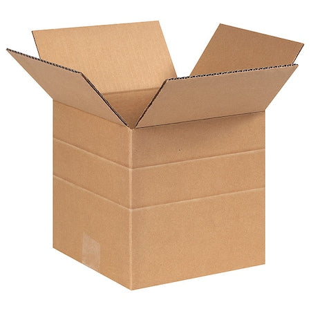 Shipping Boxes Multi-Depth 6"L x 6"W x 6"H, 25-Pack | Corrugated Cardboard Box for Packing, Moving and Storage