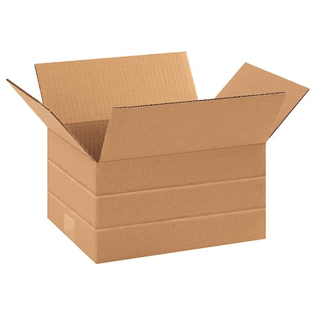 Corrugated Cardboard Multi-Depth Shipping and Mailing Boxes, 11 1/4" L x 8 3/4" W x 6" H, Brown/Kraft, Easy-to-Assemble, Great for Small Businesses (Pack of 25)