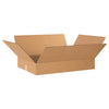 2417350PK Flat Corrugated Boxes, 24" L x 17" W x 3" H, Kraft (Pack of 50)